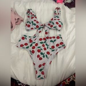 Cherry Print bikini set